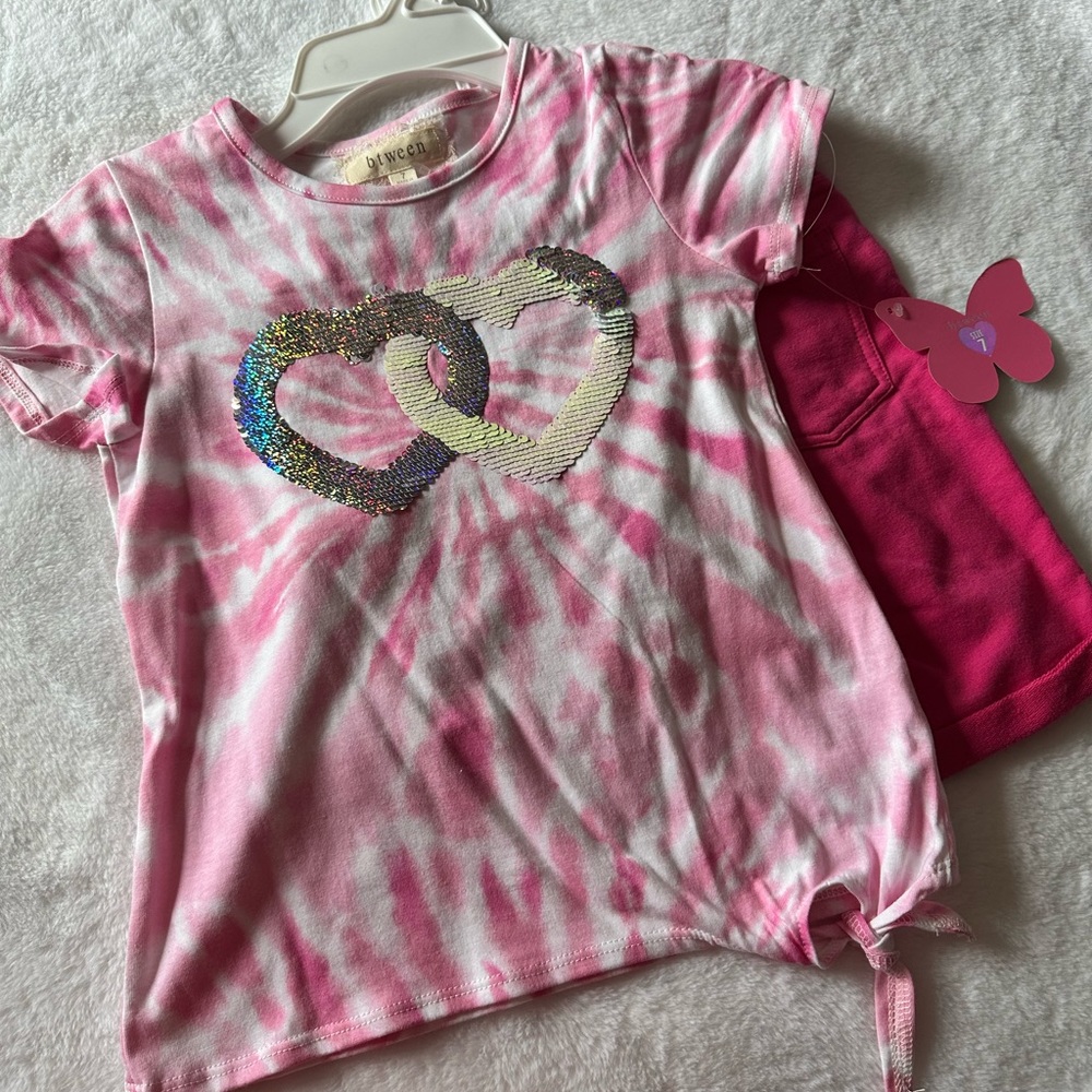 Girls summer shorts outfit
